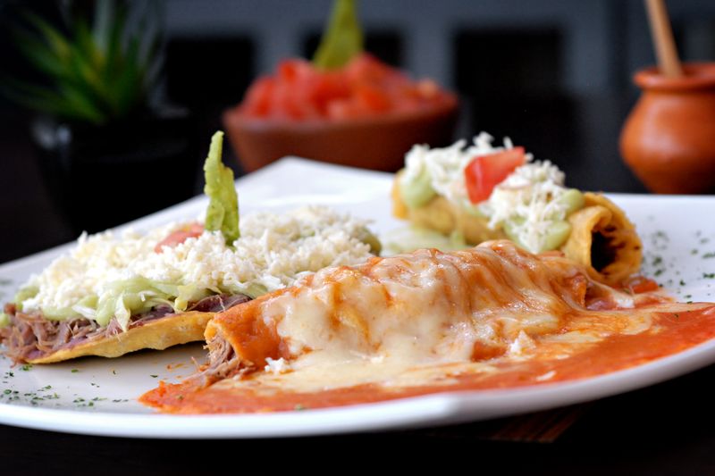 Cafe Rio enchilada combo plate